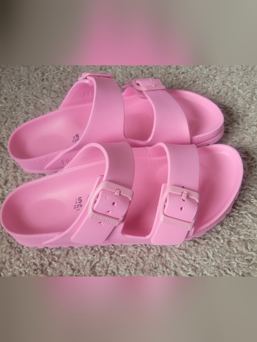 Birkenstock Arizona EVA Sandals in Bubblegum Pink
